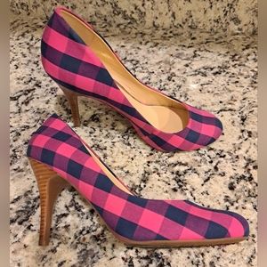 Jessica Simpson Plaid Heels
